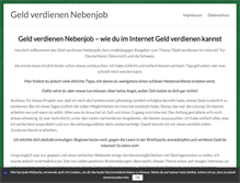 Tablet Screenshot of geld-verdienen-nebenjob.com